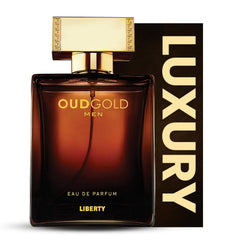 Liberty Oud Arabic Perfume bottle showcases bold oud for confident evening wear.