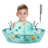 Lictin haircut cape for kids with foldable design keeps the cutting area tidy during cuts