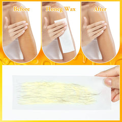 Liddy Dance honey wax on skin close-up showing gentle moisturization during depilation