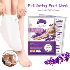 Liefiet Foot Peeling Mask 5Pack used on dry skin closeup