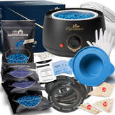Lifestance complete waxing kit wax warmer for at-home, mess-free hair removal.