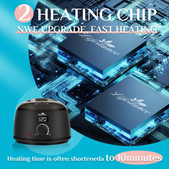 Lifestance L2 see-through lid lets you monitor melting progress.