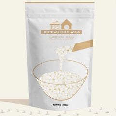 Lifestance Pearl White Wax Beads jar showing unscented formula for sensitive skin