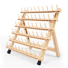 Lightmay braiding hair rack 60 pegs stand for organized spool storage and quick access.
