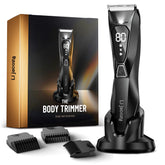 Lijecozy cosmic black body trimmer front view for precise grooming.
