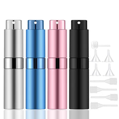 Lil Ray 8ml atomizer matte black, portable travel spray for on-the-go fragrance touch-ups.