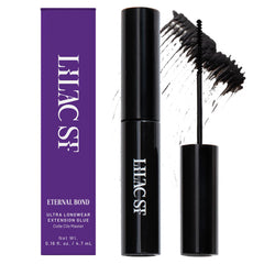 Lilac St Eternal Bond Lash Glue black bottle close-up for quick, strong hold.