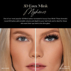 Lilly Lashes Mykonos pack back — premium vegan finish
