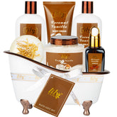 LILY ROY 7-piece bath gift set shines in a tub for luxurious self-care