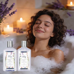 LILY ROY diffuser with lavender adds mood-enhancing aromatherapy to a space.