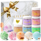 LILY ROY luxury bath gift set box – elegant spa collection for gifting and self-care.