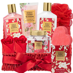 LILY ROY shower gel bottle highlights rose scent for a luxurious daily cleanse