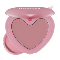 lilybyred Luv Beam heart-compact blush adds playful color for a natural glow