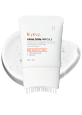 LilyEve GROWTURN serum bottle for precise scalp delivery and quick absorption