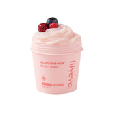 lilyeve REPAIRTURN Gelato Hair Pack Bouncy Berry jar close-up for lightweight repair.