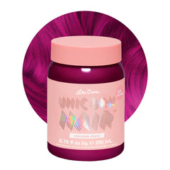 Lime Crime Unicorn Hair Chocolate Cherry package shows vegan, damage-free color option for home use