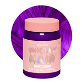 Lime Crime Unicorn Hair Dye Genie packaging highlights vegan, damage-free color for home use