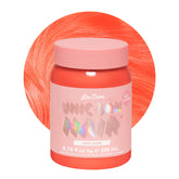 Lime Crime Neon Peach Unicorn Hair Dye packaging shows vibrant color readiness for at-home use