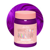 Lime Crime Unicorn Hair Dye Pony violet purple tube application for bold at-home color