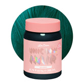 Lime Crime Unicorn Hair Dye Sea Witch bottle ready for vibrant teal transformation.