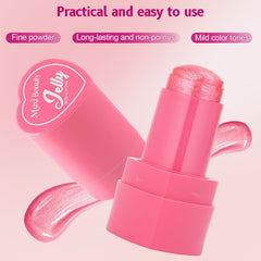 Lingyun blush-cheek-stain watercolor texture yields radiant blush with lightweight wear