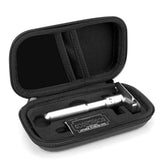 Linkidea durable hard shell shaving travel case with rugged protection for razors on the go