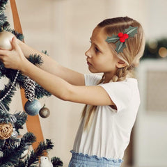 LINLULU felt red berries closeup emphasizes soft texture and gentle wear.