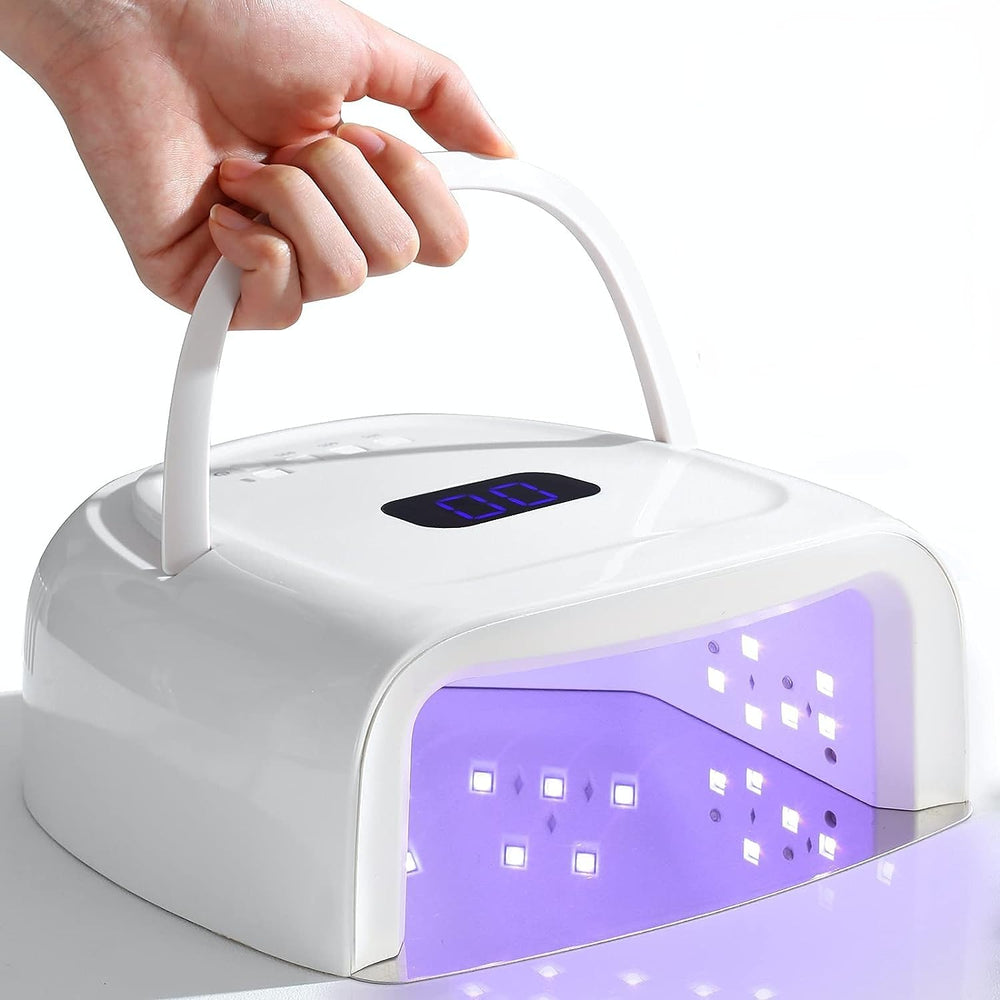 Linssy 60W nail lamp front view enabling quick, even curing at home