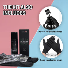 BLACKIFY water-resistant finish stays put through sweat and daily activity.