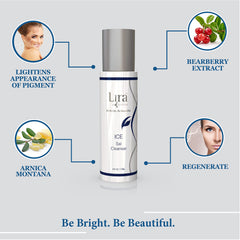 Lira Clinical ICE Sal Cleanser non-foaming formula supports gentle cleansing.