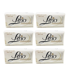 Lirio Dermatologico bar soap pack front view highlighting value pack for daily care