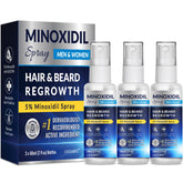 Listarfe 5% Minoxidil spray bottle for easy daily hair and beard growth.
