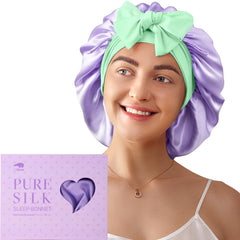 LitBear mulberry silk bonnet packaging box, ideal for gifting and everyday care