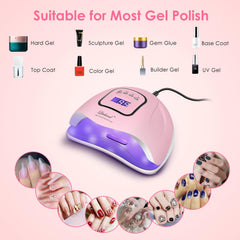 Liteland UV nail lamp four timers let you tailor each layer's cure.