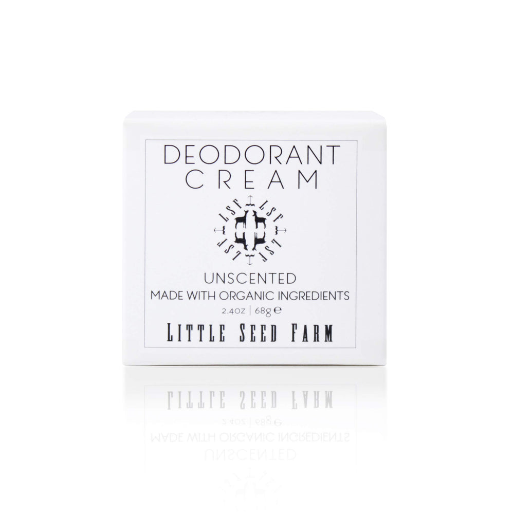 Little Seed Farm unscented deodorant cream jar for sensitive skin