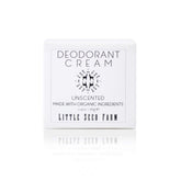Little Seed Farm unscented deodorant cream jar for sensitive skin