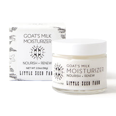 Little Seed Farm Goat's Milk Face Moisturizer bottle ready for daily hydration.