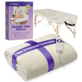 Livaclean massage table warmer demonstrates even heat distribution for consistent client comfort.