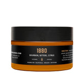 Live Bearded beard butter jar close-up highlighting conditioning moisture for daily beard care.