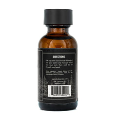 Live Bearded Canyon Scent bottle label with juniper aroma for refreshing grooming