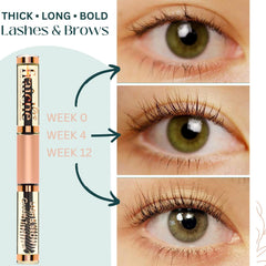 Live Fraiche castor oil drop highlighting nourishing growth and conditioning for lashes.
