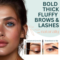 Live Fraiche eyelashes closeup emphasizing brow and lash conditioning potential.