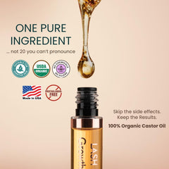 Live Fraiche lash serum application demonstrates easy daily routine for lashes and brows
