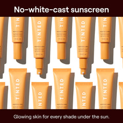 Live Tinted Hueguard Mini cream swirl on hand demonstrates hydrating, fast-absorbing formula