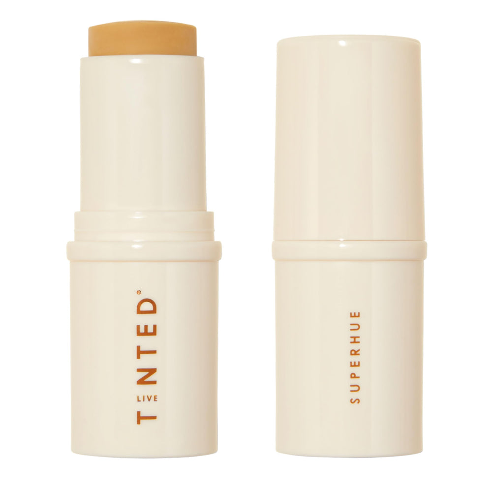 Live Tinted Superhue stick swipe targets hyperpigmentation for precise application