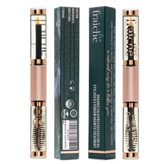 Live Fraiche lash serum double-pack application showing easy dual-end use for precise lash and brow care.