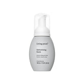Living Proof Full Texturizing Foam dispenses action showing lightweight texture being applied