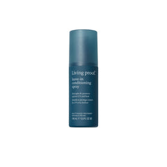 Living Proof Leave-In bottle shows weightless conditioning for all hair types.