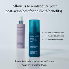 Living Proof Leave-In spray-application enables easy detangling and smoother hair.