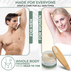Living Well with Dr. Michelle probiotic deodorant cream skin-balance focus highlights gentle care for sensitive skin